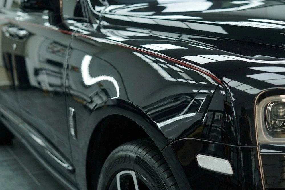 Vehicle detailing · Paint polishing after